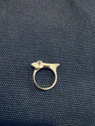 Carat silver crystal ring image 3