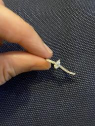 Carat silver crystal ring image 5