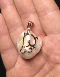 Gift Ideapearl Silver Pendant  Earring image 5