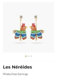 Les Nereides piñata earrings image 2