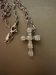 Mabelle Diamond Cross on White Gold image 1