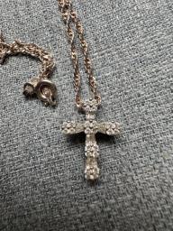Mabelle Diamond Cross on White Gold image 2