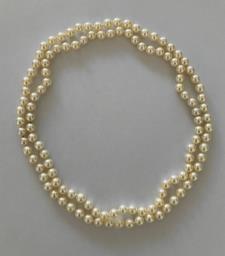Mikimoto Pearl Necklace  2 Strands image 4