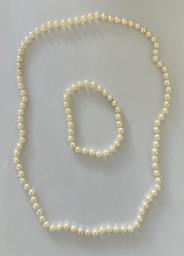 Mikimoto Pearl Necklace  2 Strands image 8