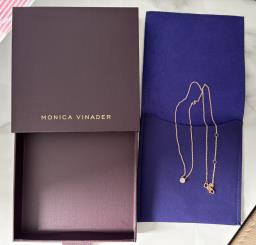 Monica Vinader diamond necklace image 1