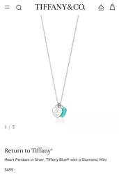 Return to Tiffany Silver Pendant image 6