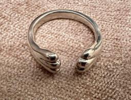 Silver Paw Ring image 1