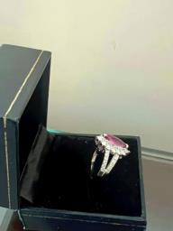 Sophisticated Ruby Diamond Ring image 3