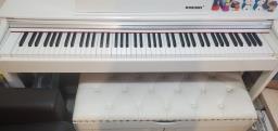 White electronic keyboard image 2