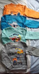 6 pcs of T-shirts and jackets for kids image 1