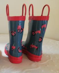 Hatley Vintage Tractors Shiny Rainboot image 2