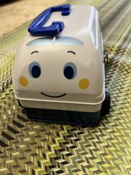 Japan Shinkansen tin food carry case image 3
