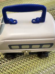 Japan Shinkansen tin food carry case image 5