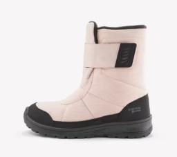Kids warm waterproof snow hiking boots image 1