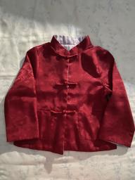 Silk Chinese top for 1-4years old image 2