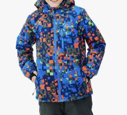 Winter Ski Jacket waterproof fleece hood image 2