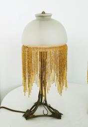 1920s French Art Nouveau Fringe Light image 2