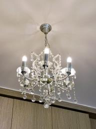 6-bulb Small Size Crystal Chandelier image 2