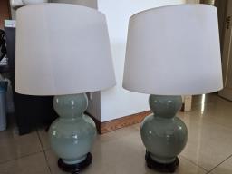 Altfield Pair of Porcelain Lamps image 1