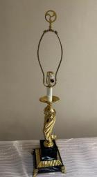 Antique Brass Table Lamp image 1