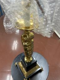 Antique Brass Table Lamp image 2