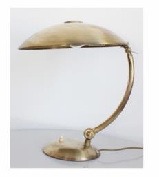 Art Deco Brass Table Lamp image 1