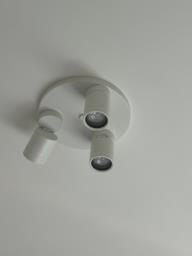 Ceiling spotlight with 3 spots white image 1