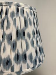 Hand Made Ikat Print Pleated Lampshade image 6