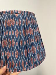 Hand Made Ikat Print Pleated Lampshade image 8