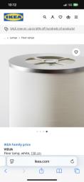 Ikea vidja floor lamps for sale image 1