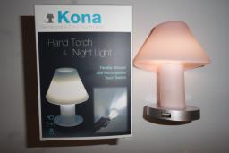 Kona 2-in-1 Rechargeable Touch Lamp image 1