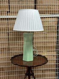 Pale Ice Green Porcelain Lamp image 1