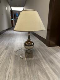 Polished Stainless Steel Lamp image 1