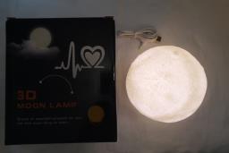 Rechargeable 3d Moon Lamp 3 Color Change image 3