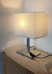 Table lamp whitemetal - Ikea Tomelill image 1