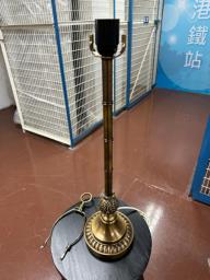 Tall Antique Brass Table Lamp image 2