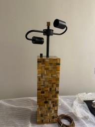 Tortoise Shell Patterned Lamp image 1