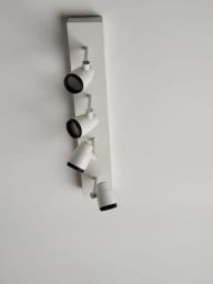White Track Spot Light 4 lights image 2