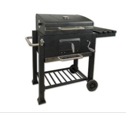 Trolley Bbq charcoal grill with cover image 1