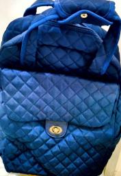 2 piece luggage trolley and backpack image 1