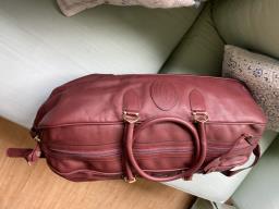 Cartier Leather Sausage Travel Bag image 6