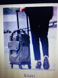 Japanes Brand handbag with Trolley image 5