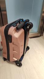 Rose Gold Scooter Suitcase - 500 Hkd image 2