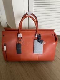 Ted Baker mens leather weekend bag image 1
