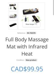 Massage mat with vibration and heat image 4