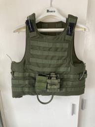 Airsoft Tactical Vest With 2 Ammo Pouch image 1