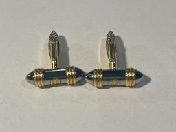 Alfred Dunhill Gold  Silver Cuff Links image 5