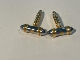 Alfred Dunhill Gold  Silver Cuff Links image 4