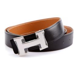 Authentic Hermes H Leather Belt image 1