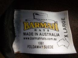 Barmah Suede Leather Aussie hat image 2